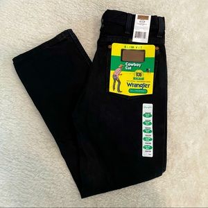 WRANGLER Slim Fit Cowboy Cut black jeans 30 x 29 BNWT